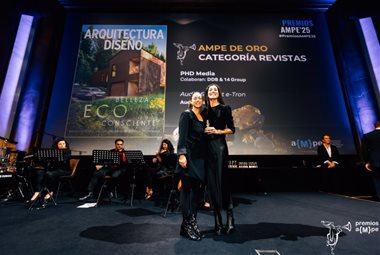 Arquitectura y Diseño recibe el Premio Ampe de Oro 2025